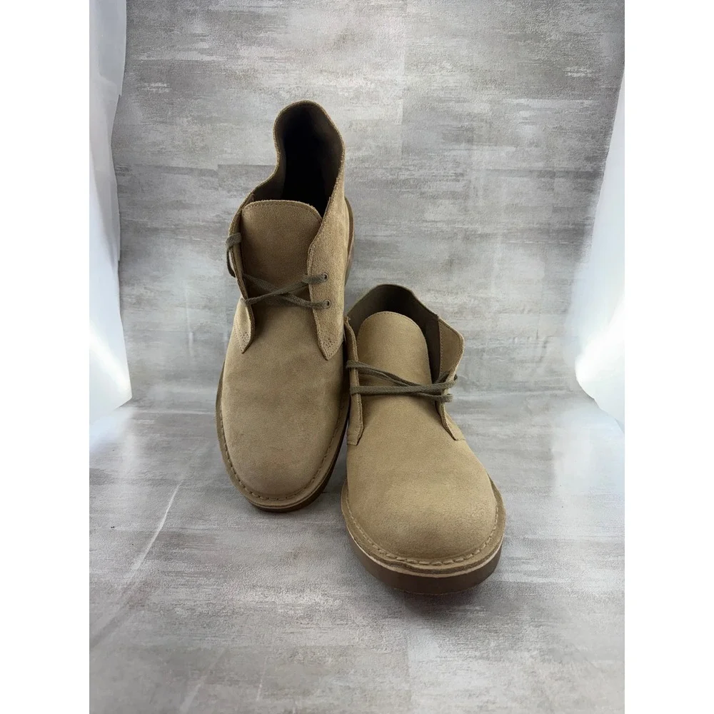 Clarks Collection Men Tan Suede Desert Chukka Boots 261411548120 Size 13W